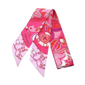 【二手】愛馬仕 HERMES 絲巾 Twilly FOLKLORERIBON真絲 Twilly 女士二手 B