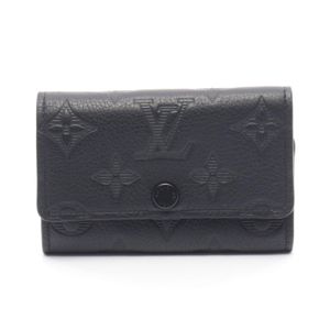 【二手】路易威登LOUIS VUITTON鑰匙包 Multicles 6 Monogram Shadow Noir M14825 黑色皮革 Multicles 6 男士二手 B