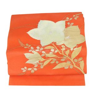 Ro Nagoya obi (thin silk sash), pure silk (excluding gold and silver threads) [Used]