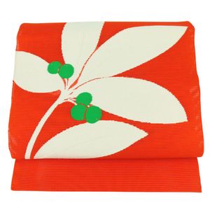 Nagoya obi (sash), pure silk (excluding gold and silver threads) [Used]