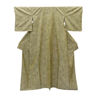 Tsumugi silk kimono (used)