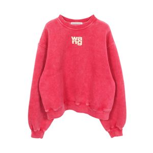 [Used] Alexander Wang sweatshirt, logo, brushed fleece lining, cotton, women's, Used A
