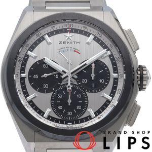 Zenith Defy El Primero 21 Chronograph 95.9005.9004/01.M9000, Titanium, Men's Watch, Silver/Black, Excellent Condition, Box, Warranty Card Included. [Unused]