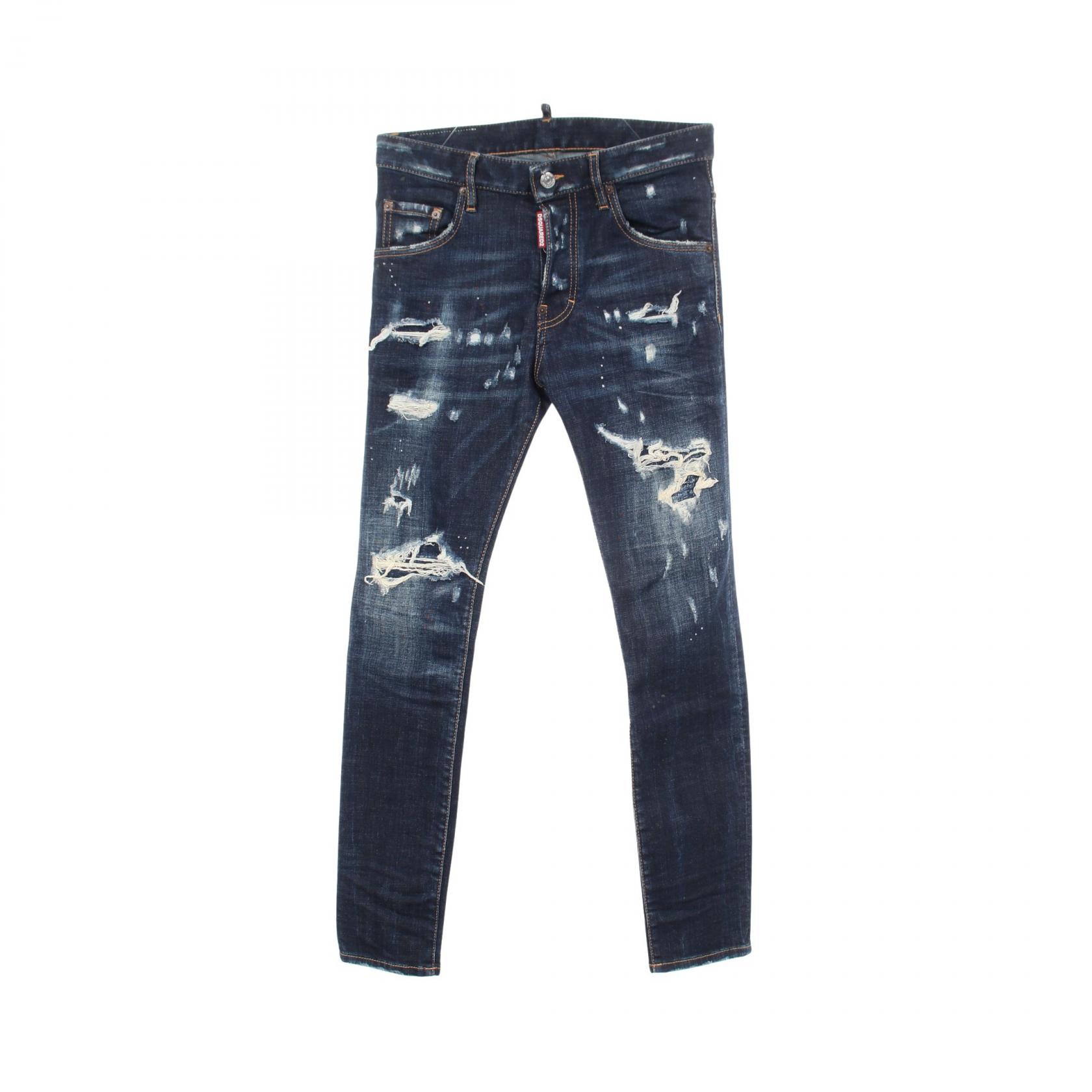 DSQUARED2 ディースクエアード S74GD0079 S21995 ブルー SURF CREW M Dsquared2 S74GD0079 S21995 Blue SURF CREW M [Used] | 日本二手精品