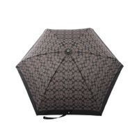 [Used] COACH Signature Folding Umbrella, Gray, Unisex, Unused