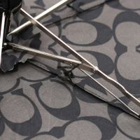[Used] COACH Signature Folding Umbrella, Gray, Unisex, Unused