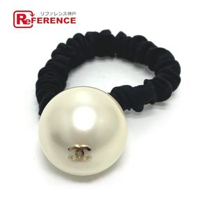 CHANEL CC Coco Mark Scrunchie Hair Tie