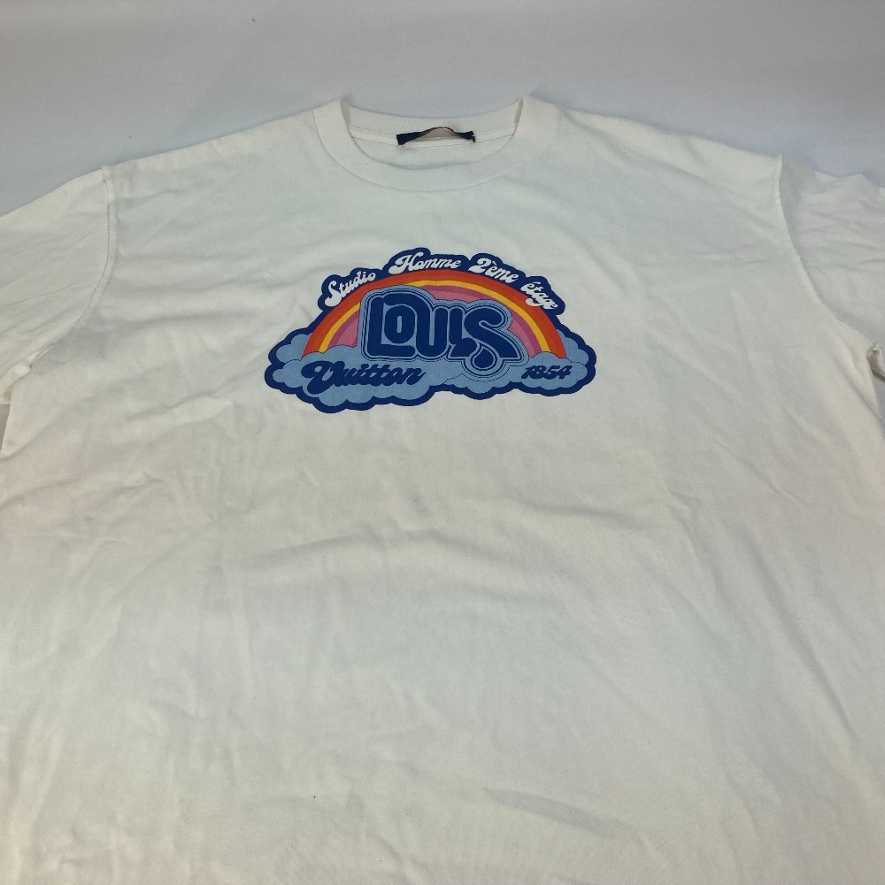 LOUIS VUITTON 23SS Rainbow Printed T-Shirt (Short Sleeve T-Shirt