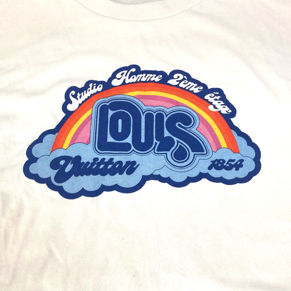LOUIS VUITTON 23SS Rainbow Printed T-Shirt (Short Sleeve T-Shirt