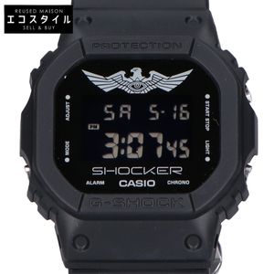 지샥 【신품과 같은】 DW-5600 「신 가면라이더」 SHOCKER 모델 디지털 【중고】