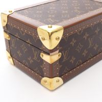 [Used] Louis LOUIS VUITTON Coffret Trésor 24 Monogram Jewelry Box Accessory Case M47000 Leather Coffret Trésor 24 Women's Used A