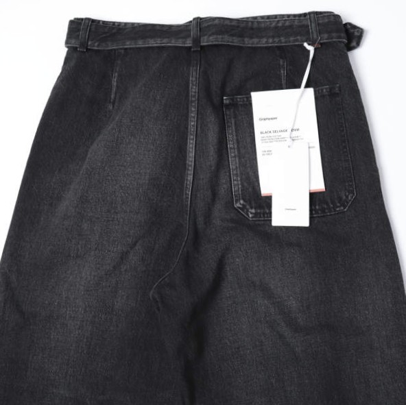 Graphpaper グラフペーパー25SS 日本制造SELVAGE DENIM BELTED PANTS
