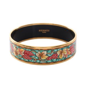 [Used] Hermes HERMES Bangle Email GM GP (Gold Plated) Bangle Women's Used A