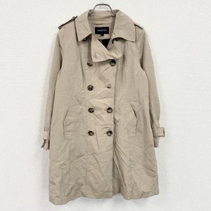 LONDON FOG trench coat, beige, size L, used.