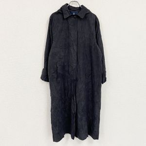 LONDON FOG trench coat, black, size 8, used.