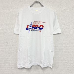 大正製藥リポビタン D淨化草本短袖印花T卹，單線縫製，白色，F碼（古著）