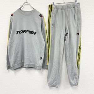 TOPPER (Topper) Set-up Sweatshirt/Sweater Sweatpants Gray Size M Used