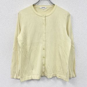 pierre cardin 피에르 가르뎅 코튼 니트 가디건 파스텔 옐로우 42사이즈 빈티지