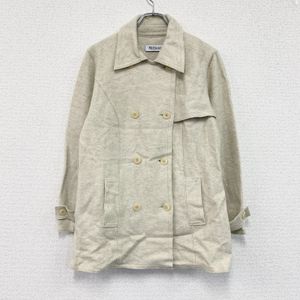 McDavid double-breasted short trench coat, beige, size 46, used.