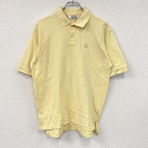 Brooks Brothers 블랙 플리스 반팔 폴로 셔츠 옐로우 파스텔 옐로우 M사이즈 빈티지