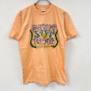 Supreme 슈프림 반팔 프린트 티셔츠 파스텔 오렌지 S사이즈 빈티지
