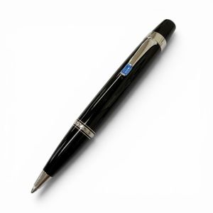 Mint condition □ MONTBLANC Boheme Blue Gemstone Ballpoint Pen, Black/Silver, Made in Germany, Men's, Writing function confirmed.