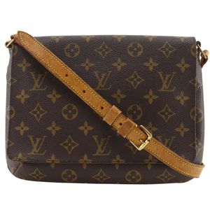 Louis LOUIS VUITTON Musette Tango Shoulder Bag, Short Strap, M51257, Monogram Canvas, 2001, Brown, SP0081, Shoulder Bag, Magnetic Closure, Women's [Used]