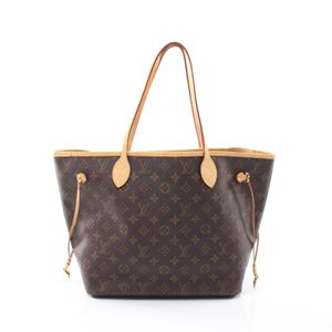 [중고] LOUIS VUITTON 토트백 네버풀MM M40156 PVC 코팅 캔버스 레더 네버풀MM 여성용 Used B