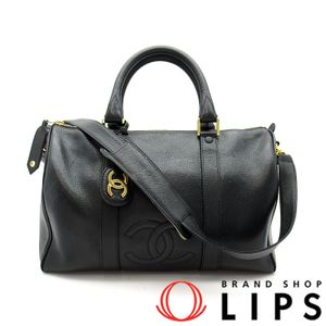 Chanel Boston Bag, Caviar Leather, Women's Boston Bag

Black [Pre-owned]