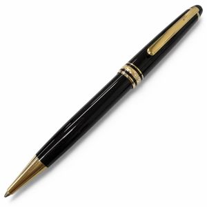 Mint condition □ MONTBLANC Meisterstück Classic Pix Ballpoint Pen, Black & Gold, Made in Germany, Men's, Writing Tested.
