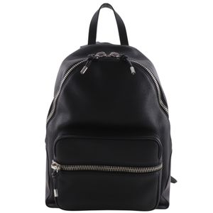 Alexander Wang Berkeley Backpack/Daypack, Leather, Black, Shoulder Bag/Handbag, A4 Size, Double Zipper, Men's [Used]