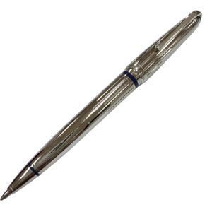 Mint condition ▼ Cartier Vintage Art Deco 1997 Limited Edition Twist Ballpoint Pen, Silver & Blue, Made in France, Men's, Writing Tested