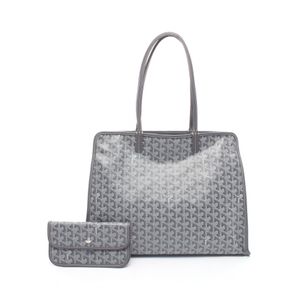 【二手】Goyard GOYARD托特包 Hardy PM HARDY2PMLTY51CG51P 灰色 PVC 塗層帆布皮革 Hardy PM 女士二手 B