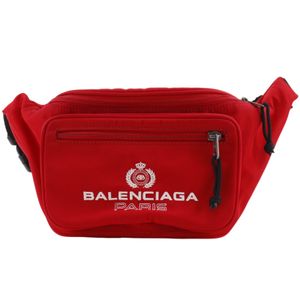 BALENCIAGA Explorer 胸包/腰包 482389 尼龙帆布 红色 单肩 拉链款 Explorer 中性款【二手】