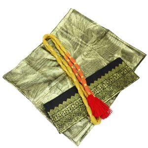 三件套裝：和服腰帶（Obi-jime）、純絲綢（不含金銀線）、合成纖維。 [二手]