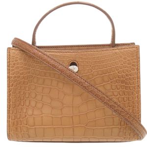 Like New Loro Piana 2-Way Alligator Braun Handbag 1307 [Used] Loro Piana