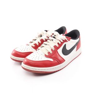 [Used] Nike AIR JORDAN 1 RETRO LOW OG sneakers, HQ6998-600, leather shoes, men's, Used B