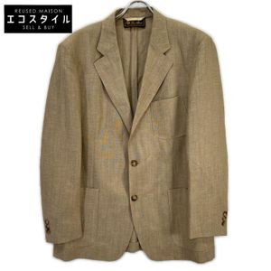 Loro Piana Beige Linen Wool Tailored Jacket, Size 48 [Used]