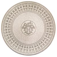 近全新愛馬仕 Mosaic 24 鉑 P035007P 陶瓷馬紋皮革Plate盤 1605 [二手] 愛馬仕