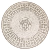 近全新愛馬仕 Mosaic 24 鉑 P035007P 陶瓷馬紋皮革Plate盤 1605 [二手] 愛馬仕