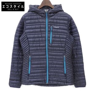 Patagonia Nylon Ultralight Down Hoodie Jacket, Women's, Navy, Size XS (84772) [Used]