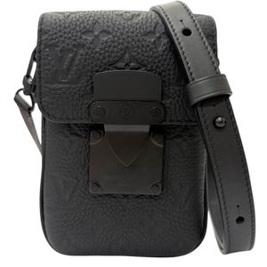 최상급 컨디션□LOUIS VUITTON 루이비통 M81524 S락 버티컬 웨어러블 월렛 트리옹 모노그램 가죽 숄더백 블랙 프랑스제 남성용 더스트백 포함