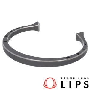 Hermes Faire Cheval Bangle (Wrist circumference: approx. 18cm, Width: approx. 0.6cm), Titanium, Excellent Condition [Pre-owned]