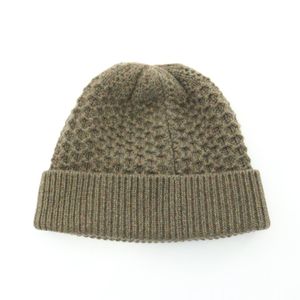 [Used] Loro Piana Jungfrau knit cap, khaki green, other Jungfrau beanie hat, khaki green, FAP7189, women's.