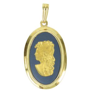 Wedgwood pendant top, metal [Used]