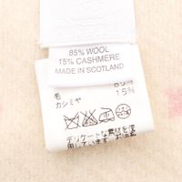 【二手】愛馬仕 HERMES Baby Plaid Avalon PK/WH 羊毛 Avalon 毯 女士二手 B