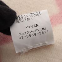 【二手】愛馬仕 HERMES Baby Plaid Avalon PK/WH 羊毛 Avalon 毯 女士二手 B