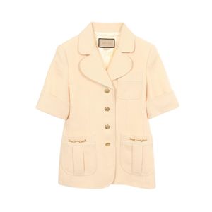 [Used] Gucci Tailored Jacket, Horsebit, Short Sleeve, 643288, Wool Jacket, Women's, Used A