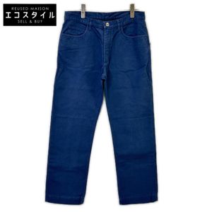 Loro Piana Navy Linen Cotton Pants, Size 32 [Used]