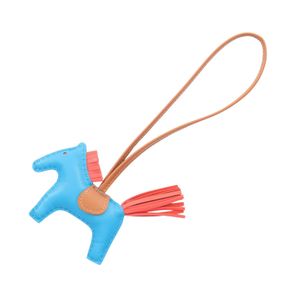 [Used] Hermes Charm Rodeo PM Blue Zanzibar Gold Blue Zanzibar/Gold Other Rodeo PM Blue Zanzibar/Gold/Rose Texas